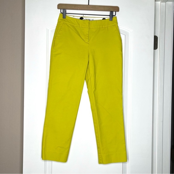 Boden Richmond pants in chartreuse size 2 petite - Picture 6 of 8